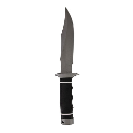 SOG Knives Tech Bowie 6.4" Fixed Clip Point Blade Stonewashed Black Box