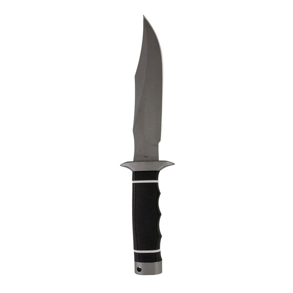 SOG Knives Tech Bowie 6.4" Fixed Clip Point Blade Stonewashed Black Box