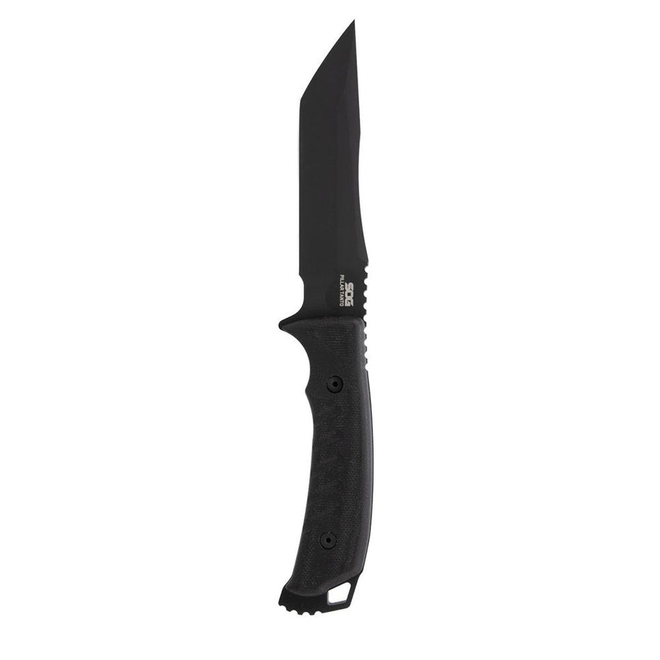 SOG Knives Pillar 5" Tanto Fixed Blade with Micarta Handle