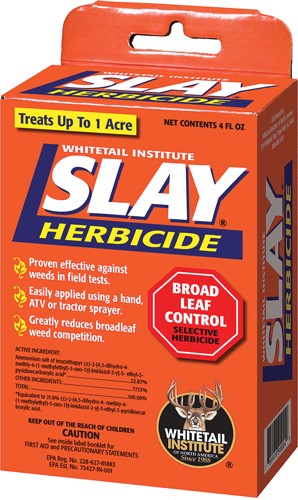 Whitetail Institute Slay Broadleaf Herbicide 4oz Covers 1 Acre Clover Alfalfa