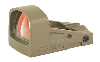 Shield Sights RMS2 4 MOA Glass Edition Non-Magnified Red Dot, Flat Dark Earth RMS2-4MOA-GLASS-FDE