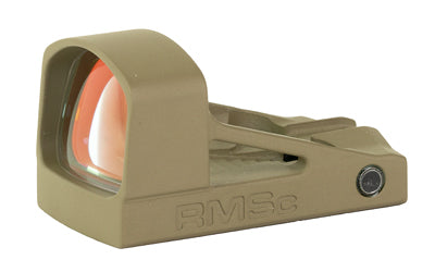 Shield Sights RMSc 4 MOA Glass Edition Non-Magnified Red Dot, Flat Dark Earth RMSC-4MOA-GLASS-FDE