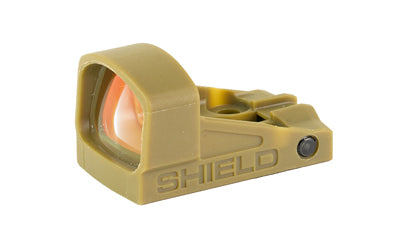 Shield Sights SMSc Compact Red Dot, Glass Lens, 8 MOA Dot, FDE Finish