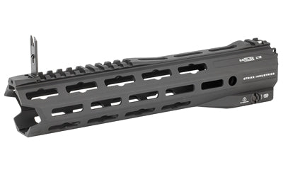 Strike Industries Gridlok LITE 11-Inch AR Handguard, M-LOK Compatible, QD Socket, Aluminum, Black