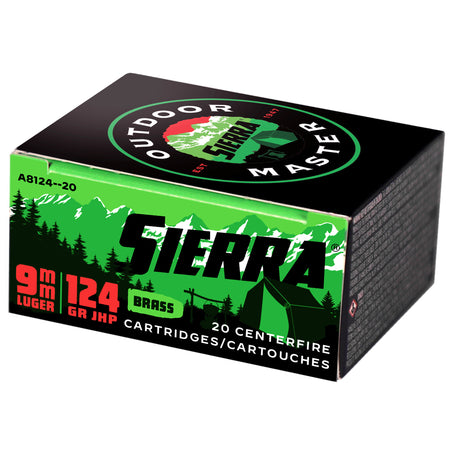 Sierra .40 S&W A846028 Outdoor Master Jacketed Hollow Point JHP 180 Grain