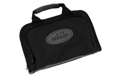 SKB Sports Dry-Tek Rectangular Handgun Bag, 11"x7", Black, Padlock Security, One-Way Moisture Membrane