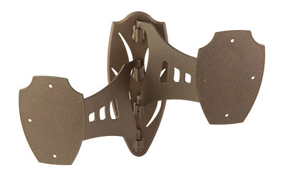 Skull Hooker SKH-DSM-BRN Dual Trophy Shoulder Mount, Brown Powder Coat, 180-Degree Swivel Arms