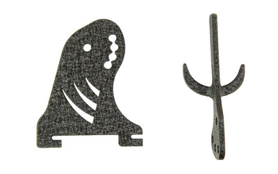 Skull Hooker Trophy Tree Arm and Prong Assembly for Euro Mounts, Black SKH-TTAP-ASSY-BLK