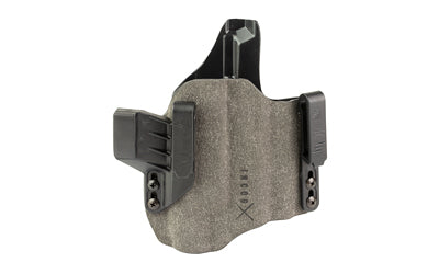Safariland INCOG-X Haley Strategic Holster, Staccato P w/Large Light and RDS, Gray Suede, Right Hand