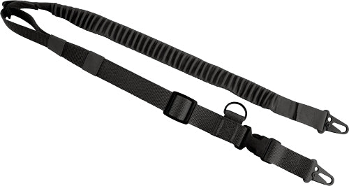 US Tactical C3 Black 2-to-1 Point Shock Webbing Firearm Sling Adj 37"-55"