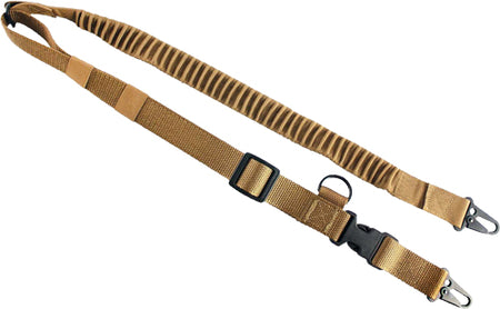 US Tactical C3 Coyote 2-to-1 Point Shock Webbing Firearm Sling Adjustable