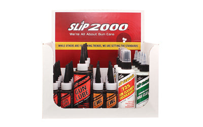 Slip 2000 60032 36-Piece Counter Display Set, Gun Lubricants and Cleaners Assortment