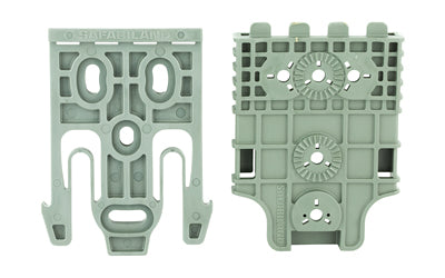 Safariland QLS Kit, Includes QLS19 Duty Locking Fork and QLS22L Receiver Plate, Foliage Green