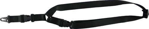 US Tactical S1 Black Single-Point Firearm Sling with Easy On/Off Buckle