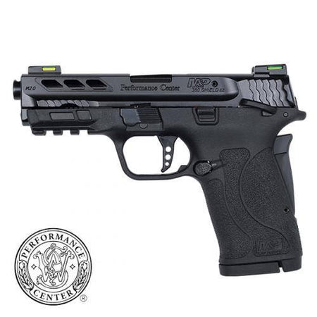 Smith & Wesson 12717 Performance Center M&P Shield EZ M2.0 380 ACP 3.80" 8+1 Black Black Armornite Stainless Steel Slide Black Polymer Grip