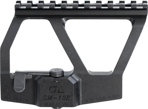Arsenal SM-13K AKS-74 Side-Attaching 5" Picatinny Optic Mount Black CNC Machined Aluminum