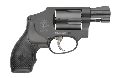 Smith & Wesson 150544 Model 442 *CA Compliant 38 S&W Spl +P 5 Shot 1.88" Stainless Steel Barrel, Carbon Steel Cylinder, Aluminum J-Frame, Black Metal Finish, Integral Front Sight, No Safety Lock