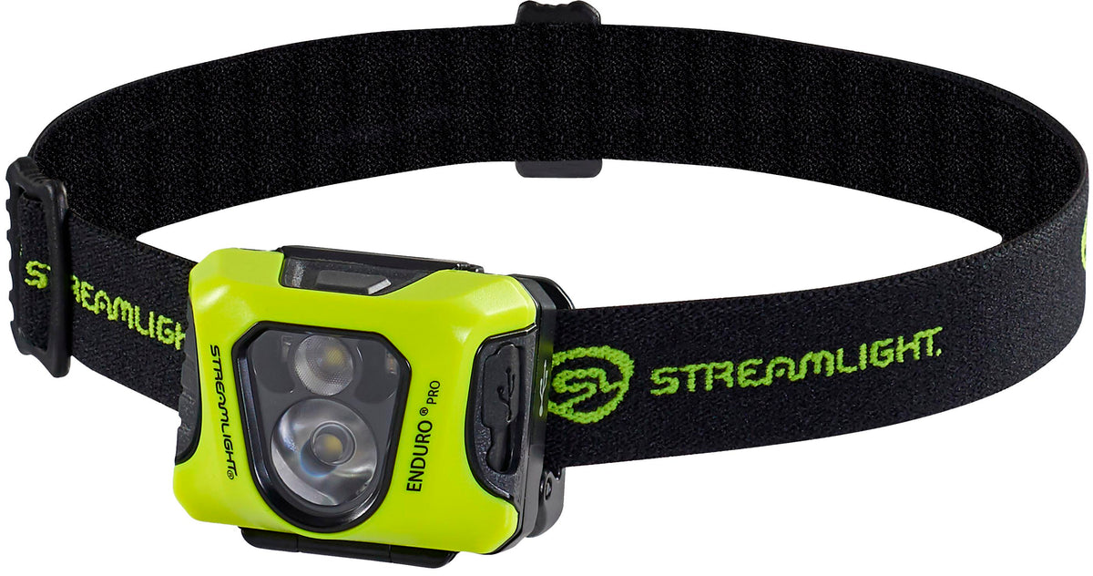 Streamlight Enduro Pro USB Headlamp with Spot and Flood Beams Yellow