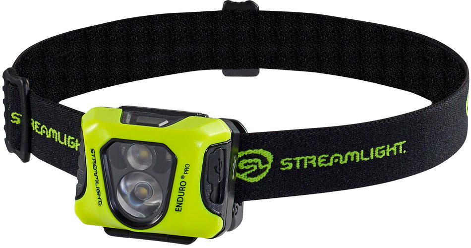 Streamlight Enduro Pro USB Headlamp with Spot and Flood Beams Yellow