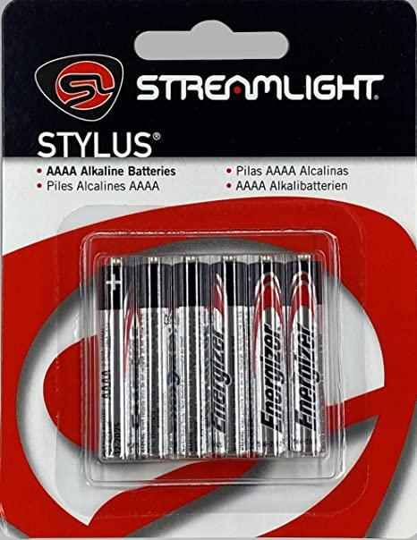 Streamlight 6-Count AAAA Alkaline Batteries for Stylus