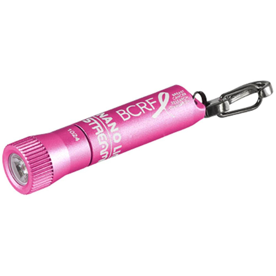 Streamlight Nano Light II BCRF Edition 20 Lumen Pink LED Flashlight