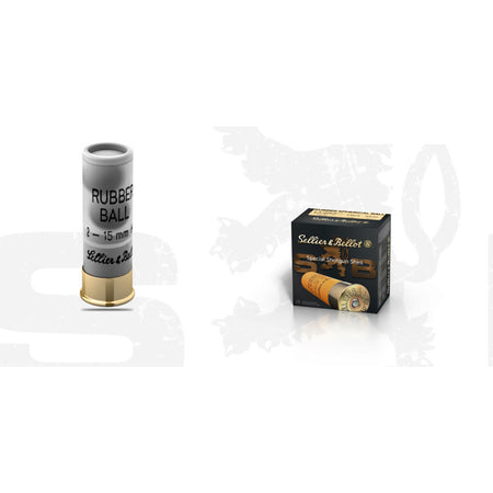 Sellier & Bellot (S&B) 12 Gauge SB12RBB Shotgun 754908550142 2.75" Rubber Ball