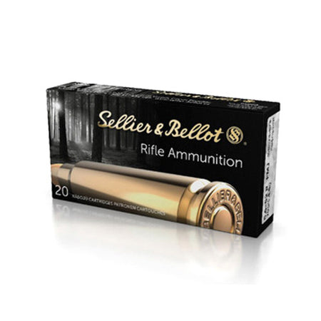 Sellier and Bellot 5.6x52mm Rimmed Rifle Ammo Rifle Full Metal Jacket FMJ 70 grain 