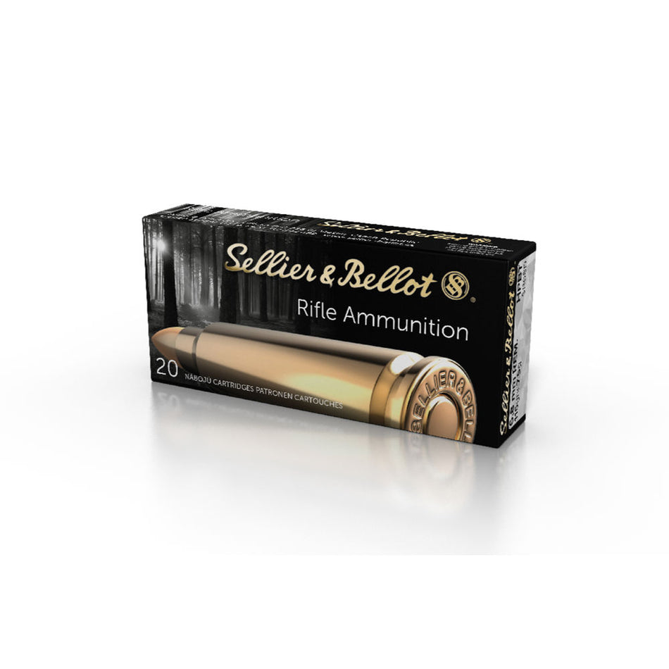 Sellier and Bellot 6.8 Remington SPC Rifle Ammo Match Hollow Point Boat Tail BTHP 115 grain 
