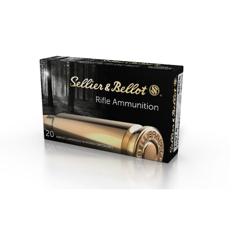 Sellier and Bellot 7x57mmR Rifle Ammo Rifle Soft Point Cut Through Edge JSP 173 grain 
