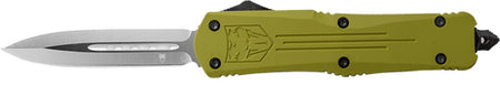 CobraTec FS3 Small OTF OD Green Handle 3" D2 Dagger Knife