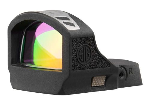 SIG Romeo RS Open Reflex Sight with Green Circle Dot Reticle Black