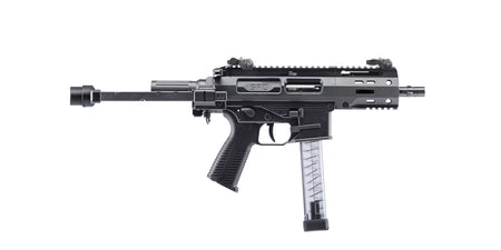 B&T Firearms BT-SPC9-PDW-PISTOL SPC PDW 9mm Luger 30+1 4.50" Black Threaded Barrel, Black Hardcoat Anodize Aluminum/Polymer Receiver w/Picatinny Rail, M-LOK Handguard, Black Telescoping Brace, Black