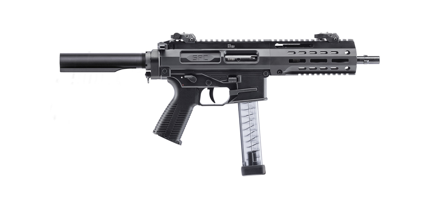 SPC9 9MM BLK GLK 9" TUBE BT-SPC9-PISTOL-BUFFER