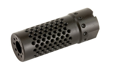 Spike's Tactical SAKD14M Dynacomp AK Brake, 7.62x39, M14x1 Left Hand Thread, 416 Stainless, Black Nitride