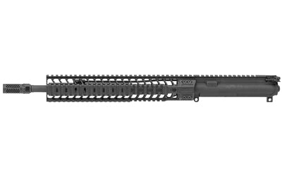 Spike's Tactical 223/556 Complete Upper Assembly, 14.5" Mid-Length Lightweight Barrel, Pinned Dynacomp Muzzle Brake, Phosphate M16 BCG, 12" Quad Rail, Black