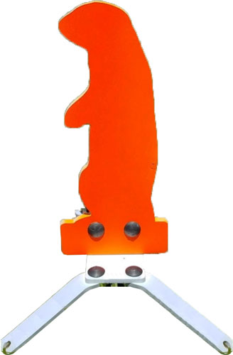 AR-MOR AR500 Steel 3/8" Thick Springer Prairie Dog Shooting Target