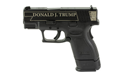 Springfield XD 9mm Sub-Compact Pistol, 3" Barrel, Trump Engraved Slide, 16-Round Magazine