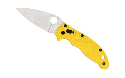 Spyderco MANIX 2 Lightweight Salt, CPM MagnaCut Blade, Yellow FRCP Handle, Satin Finish, 3.37" Folding Knife C101PYL2