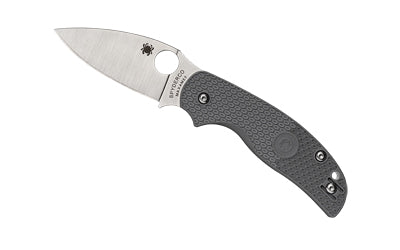 Spyderco Sage 5 Lightweight Maxamet Steel, 3" Plain Edge Folder, Gray FRN Scales C123PGY