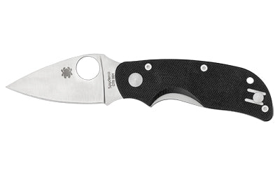 Spyderco Cat Pocket Knife 2.44" Blade 440C Stainless Satin Finish Black G-10 Handle C129GP