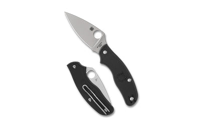 Spyderco Metropolitan Pocket Knife 2.68" Drop Point Blade M398 Stainless Black FRN Handle C213PBK