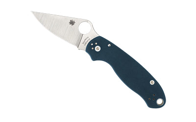 Spyderco Para 3, CPM SPY27 Blade, Dark Blue G-10 Handle, Satin Finish, 2.92" Folding Knife C223GPCBL