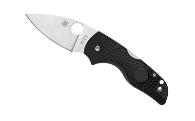 Spyderco Lil' Native Lightweight, 2.43" Plain Edge CTS BD1N Blade, Black FRN C230PBK