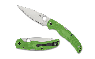 Spyderco Native Chief Lightweight Salt, 4.02" LC200N SpyderEdge Blade, Green FRN Handle C244SGR