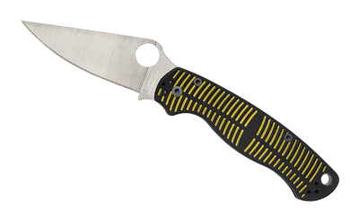 Spyderco Para Military 2 Salt, CPM MagnaCut Blade, Black/Yellow G10 Handle, Satin Finish, 3.45" Folding Knife C81GBKYLMCP2
