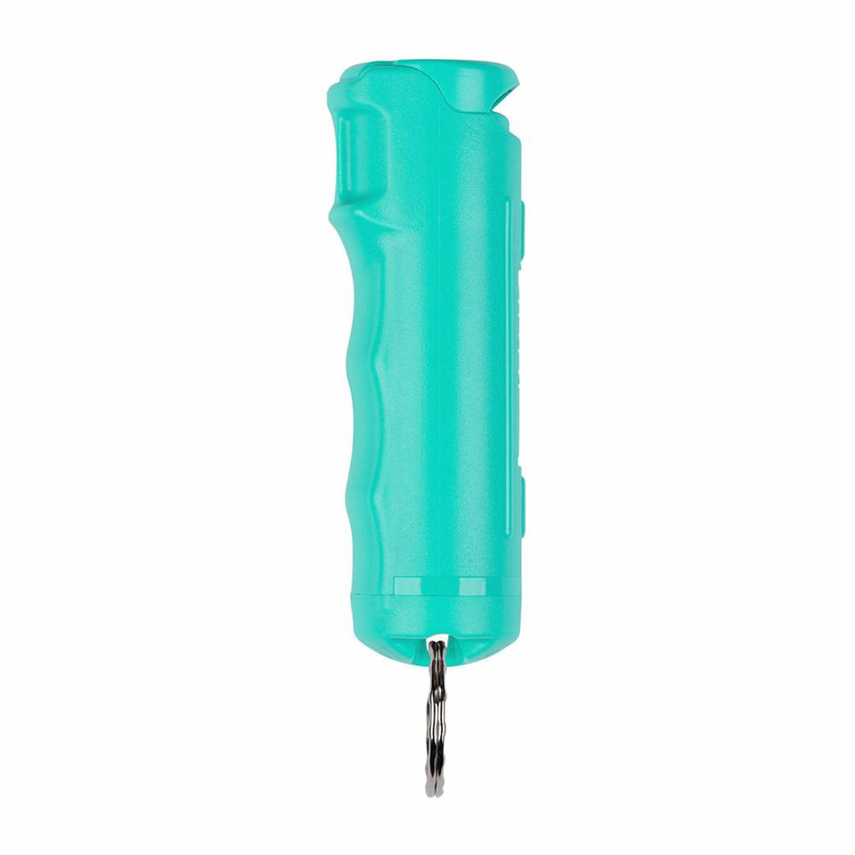 Sabre Green Pepper Gel with Snap-Clip Keychain and Flip Top Safety