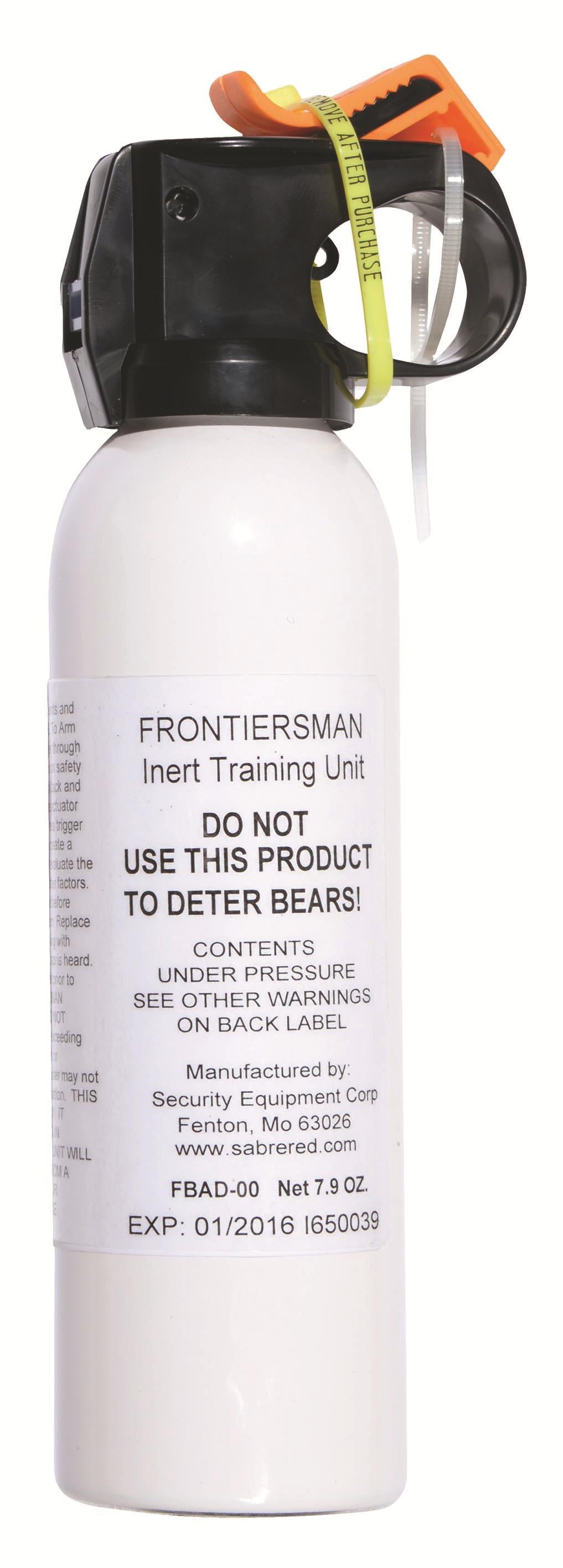 Frontiersman Practice Bear Spray Deterrent 7.9oz Training Can