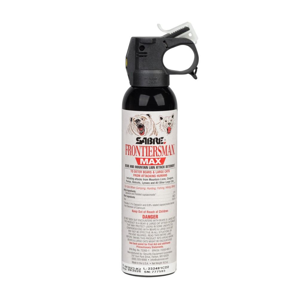 Sabre Frontiersman Max Bear Mountain Lion Deterrent Spray 9.2 Ounce