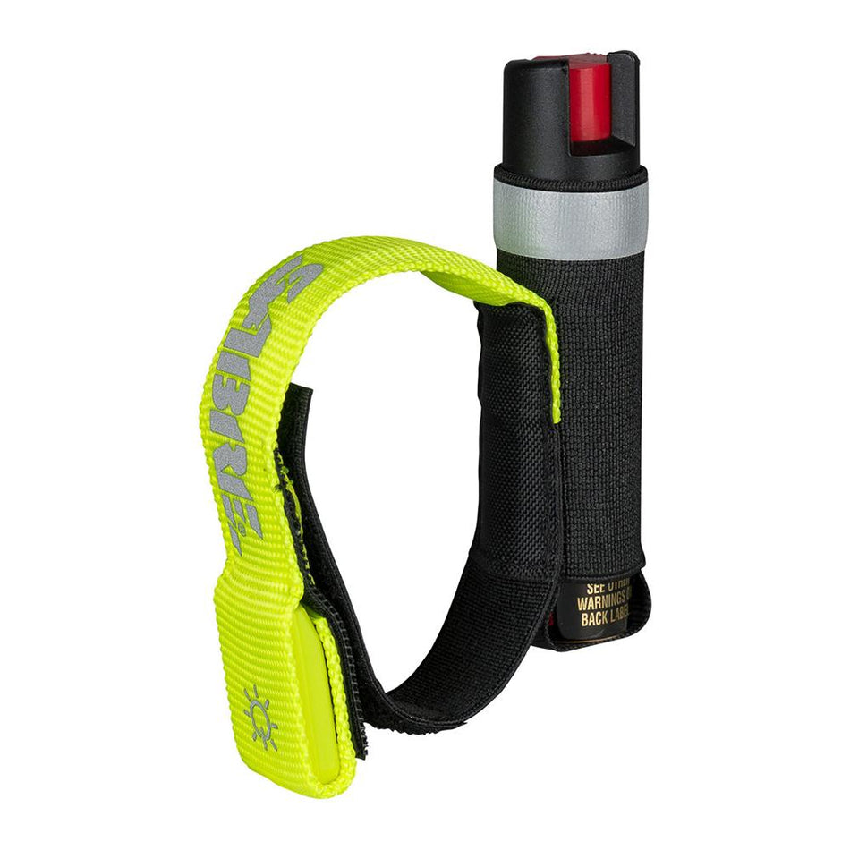 Sabre LED Runner Pepper Gel Spray with Adjustable Reflective Hand Strap