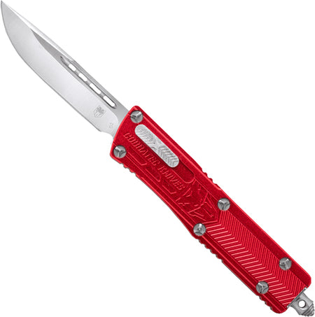 CobraTec Sidewinder Small OTF Red 2.5" Drop Point Blade Knife